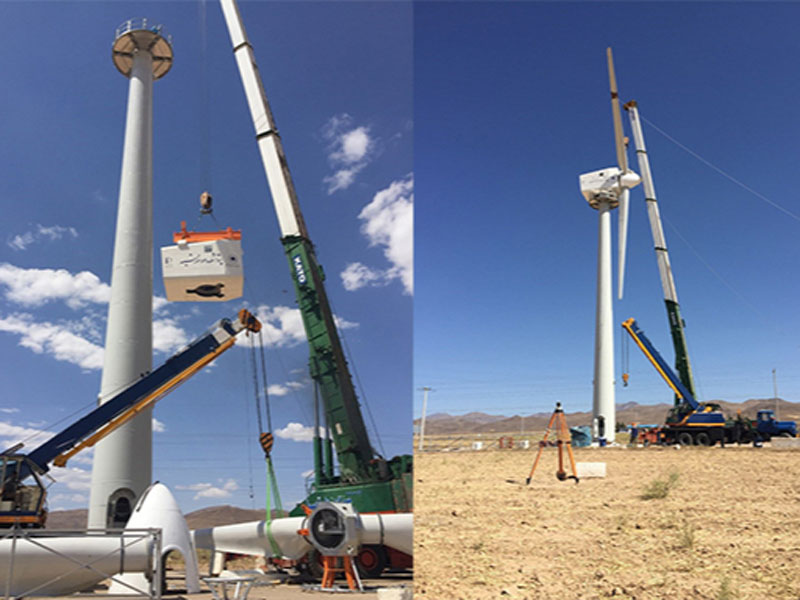 احداث نخستین توربین بادی ۲۵۰ کیلوواتی در کشور