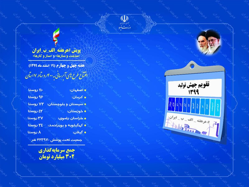  سرمایه‌گذاری ۳۰۲ میلیارد تومانی وزارت نیرو در ۷ استان کشور