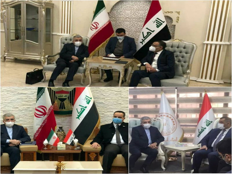 دیدار وزیر نیرو با ۳ مقام عراقی در سفر به این کشور